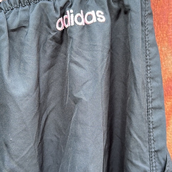 Adidas Womenswear Track Pants Black/Pink Drawstring Pocket Size M - Picture 11 of 14